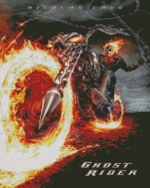 Ghost Rider Movie Diamond Painting