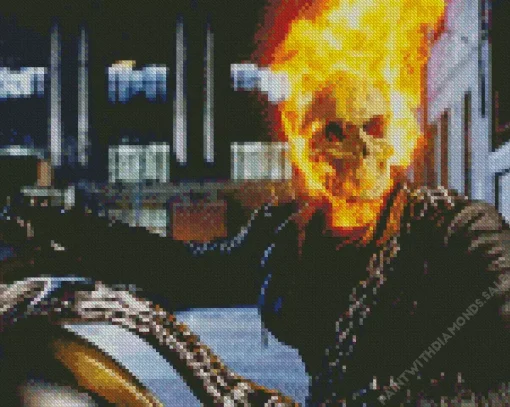 Ghost Rider Movie Poster Diamond Painting