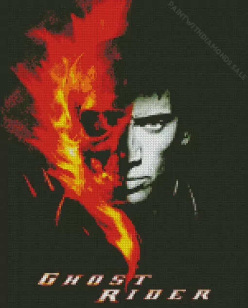 Ghost Rider Poster Diamond Painting