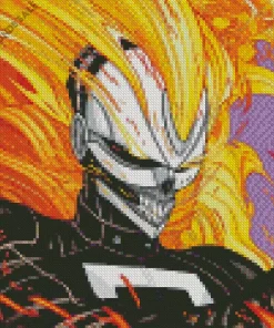 Ghost Rider Poster Animation Diamond Painting