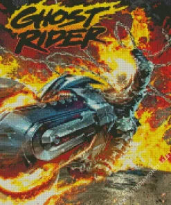 Ghost Rider Poster Art Diamond Painting