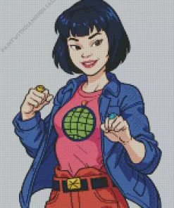 Gi Captain Planet Character Diamond Painting