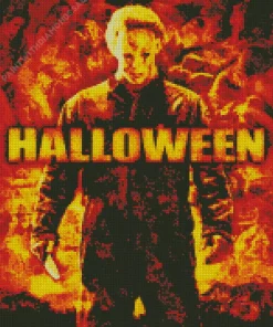 Halloween Movie Poster Diamond Painting