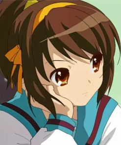 Haruhi Suzumiya Anime Character Art Diamond Painting