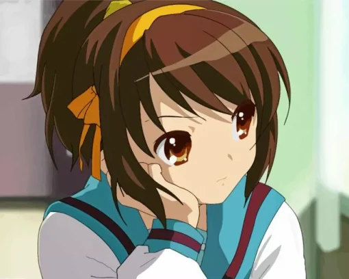 Haruhi Suzumiya Anime Character Art Diamond Painting