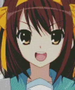 Haruhi Suzumiya Character Art Diamond Painting