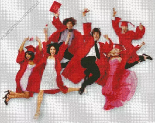 High School Musical Graduation Time Diamond Painting