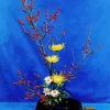 Ikebana Flowers Art Diamond Painting