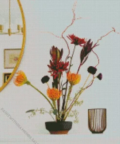 Ikebana Plants Diamond Painting