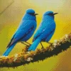 Indigo Bunting Birds Diamond Painting