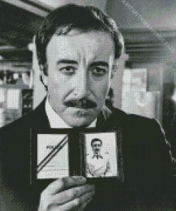 Inspector Clouseau In The pink panther Diamond Painting