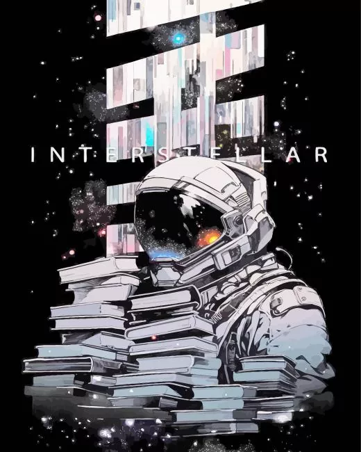 Interstellar poster Diamond By Numbers Interstellar Poster Diamond Painting