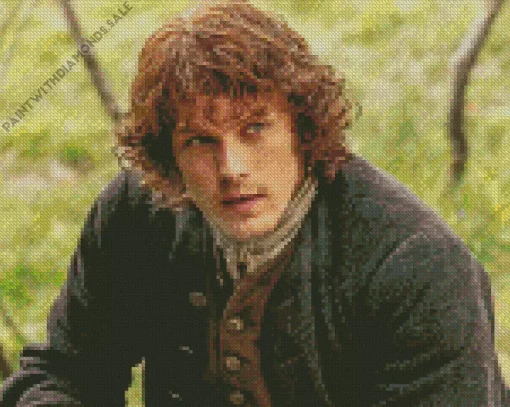 Jamie Fraser Character Diamond Painting