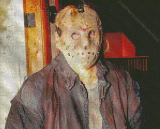 Jason Voorhees In The Friday The 13th Diamond Painting