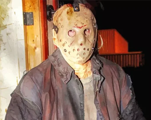 Jason Voorhees In The Friday The 13th Diamond Painting