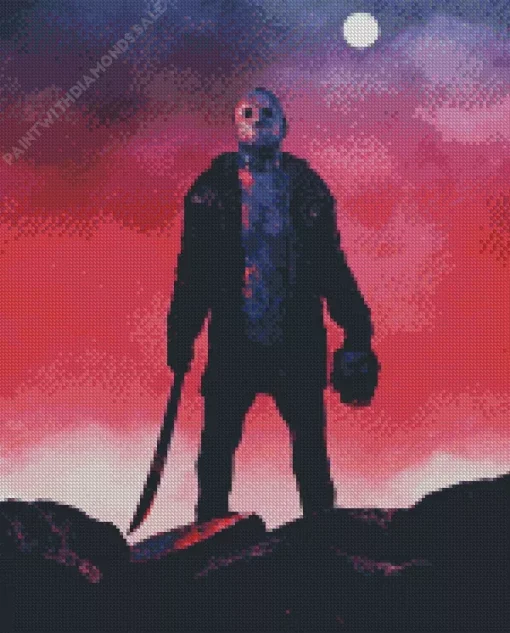 Jason Voorhees The Friday The 13th Diamond Painting