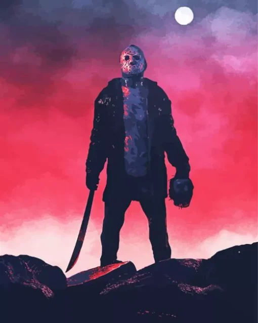 Jason Voorhees The Friday The 13th Diamond Painting