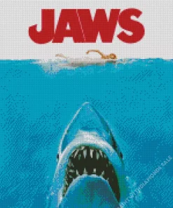 Jaws Poster Diamond Painting