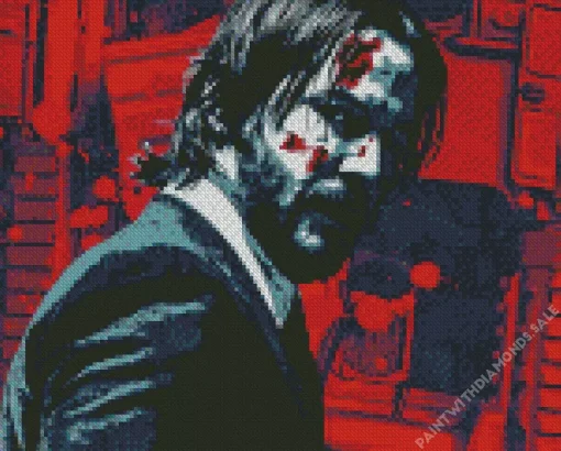 John Wick Art Diamond Painting