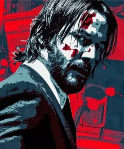 John Wick Art Diamond Painting