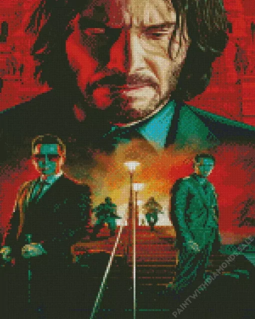 John Wick Characters Diamond Painting