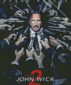 John Wick Poster Diamond Painting