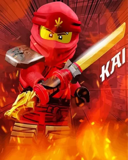 Kai Ninjago Diamond Painting