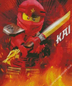 Kai Ninjago Diamond Painting