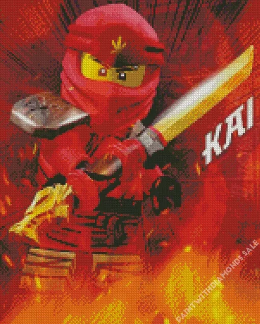 Kai Ninjago Diamond Painting