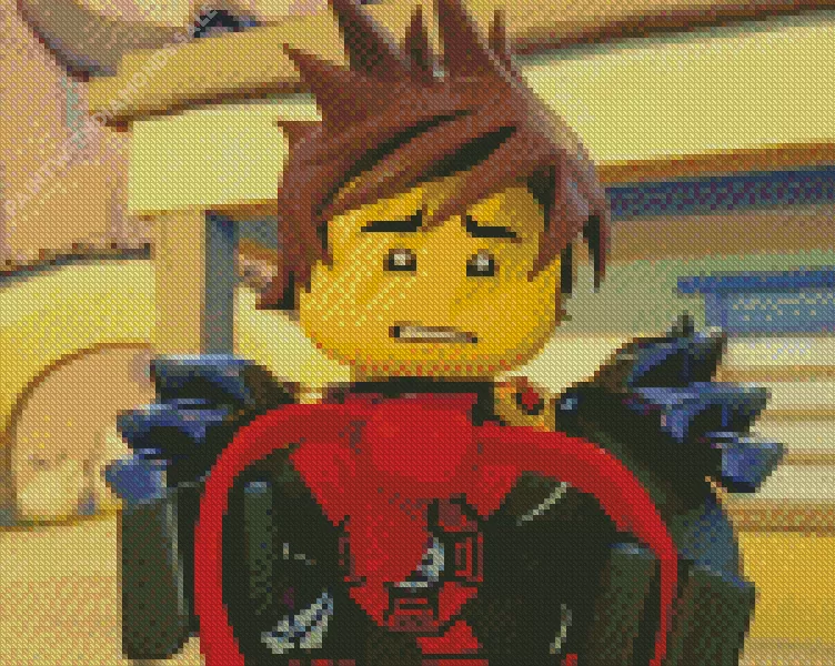 Kai Ninjago character Diamond Dotz Kai Ninjago Character Diamond Painting
