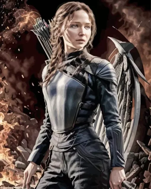 Katniss Everdeen Art Diamond Painting