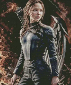 Katniss Everdeen Art Diamond Painting