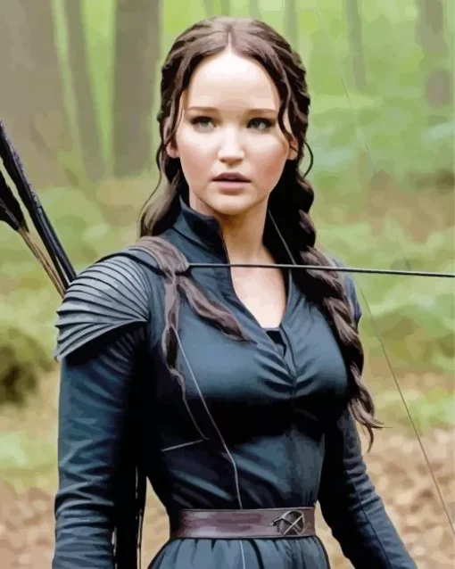 Katniss Everdeen Character Diamond Painting