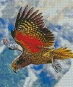 Kea In Flight Wings Diamond Painting