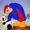 Knock Knock Woody Woodpecker Diamond Painting