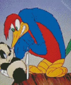 Knock Knock Woody Woodpecker Diamond Painting