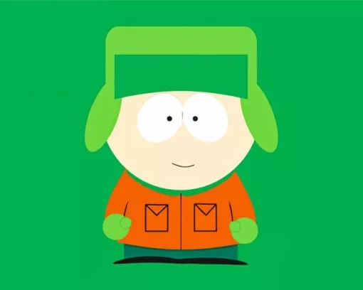 Kyle Broflovski In South Park Diamond Painting