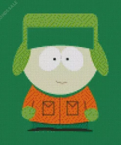 Kyle Broflovski In South Park Diamond Painting