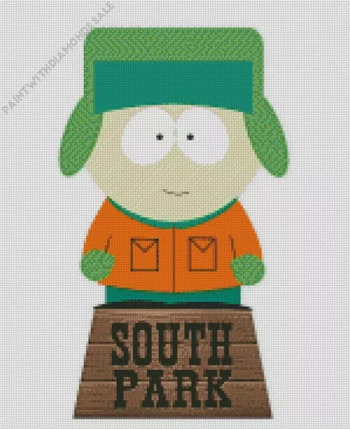 Kyle Broflovski Poster Diamond Painting