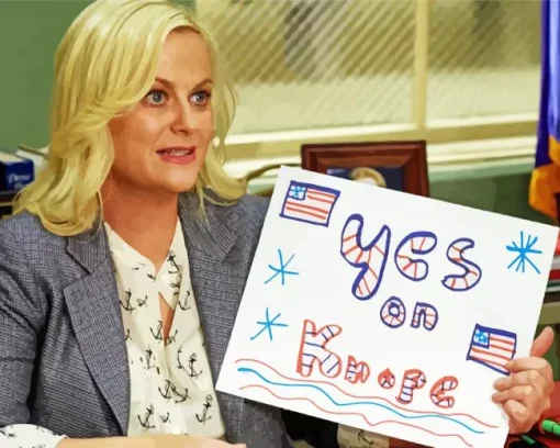 Leslie Knope Diamond Painting