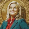 Leslie Knope Character Diamond Painting