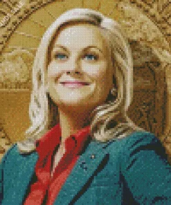 Leslie Knope Character Diamond Painting