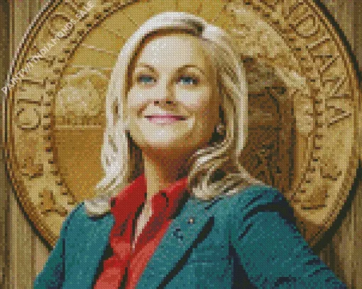 Leslie Knope Character Diamond Painting