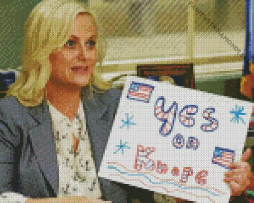 Leslie Knope Diamond Painting