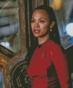 Lieutenant Uhura In Star Trek Diamond Painting