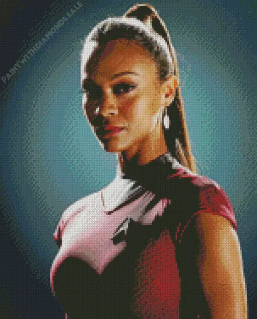 Lieutenant Uhura Star Trek Diamond Painting