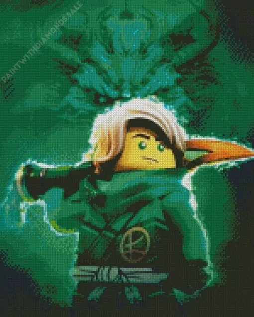 Lloyd Garmadon Diamond Painting