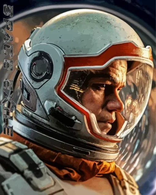 Mann In Interstellar Diamond Painting