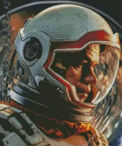 Mann In Interstellar Diamond Painting