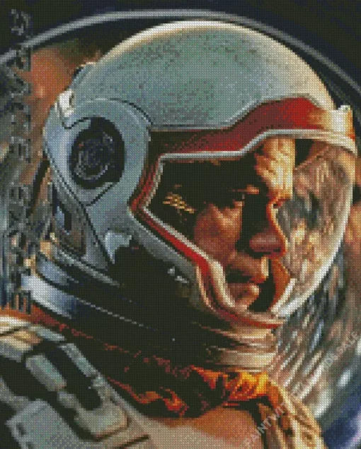 Mann In Interstellar Diamond Painting